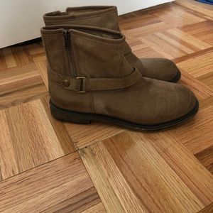 Short Brown Ankle Boots